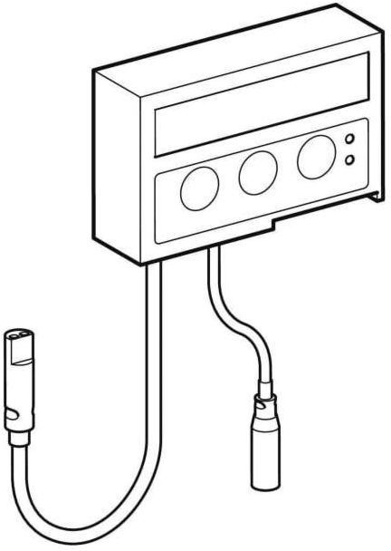 Geberit Steuermodul für Urinalsteuerung 599061000 Typ 500, Batteriebetrieb