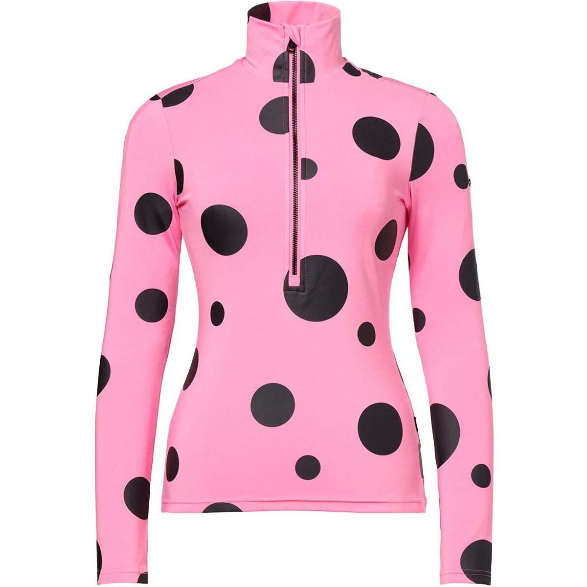 Goldbergh Yoto Ski Pully dots pink cosmos (0060) S GB32020264-0060-S