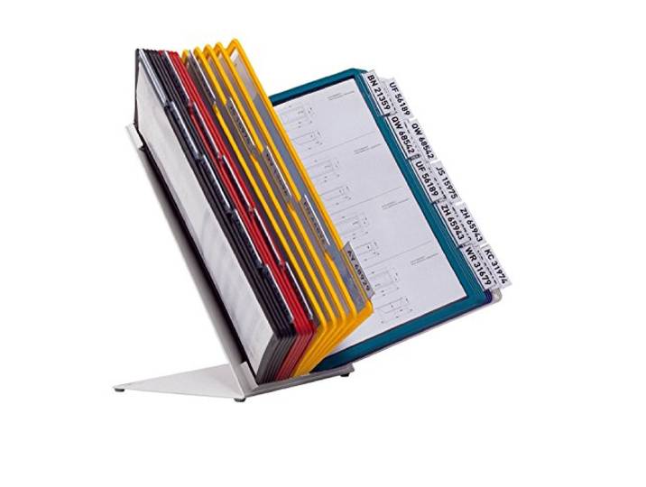 Durable 551000 Tafel zichtpanelen systeem (Vario Tafel 30, met 30 A4-zichtpanelen) meerkleurig.