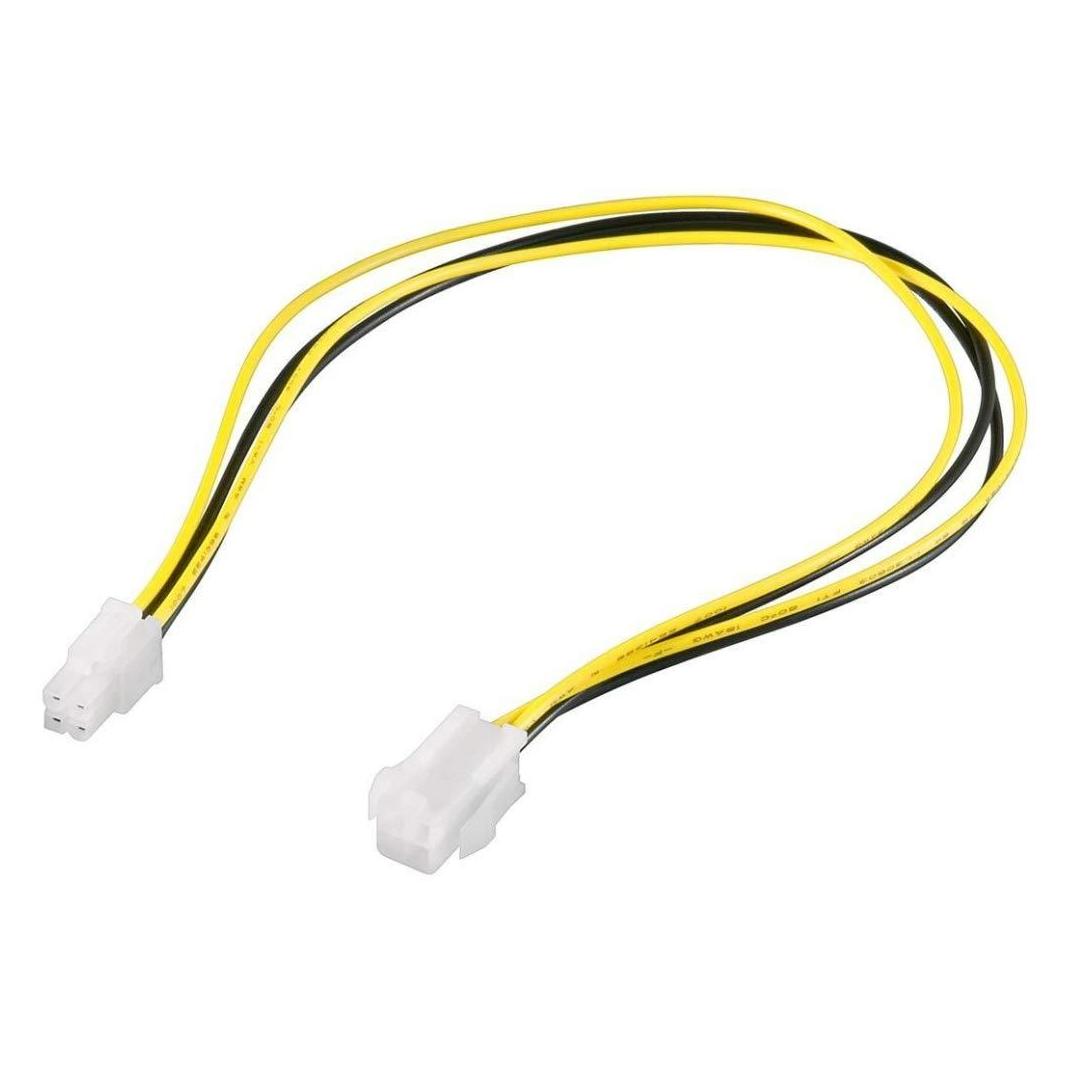 PremiumCord power extension cable. P4 (4 pins) 34cm (34 cm) (8592220011161)