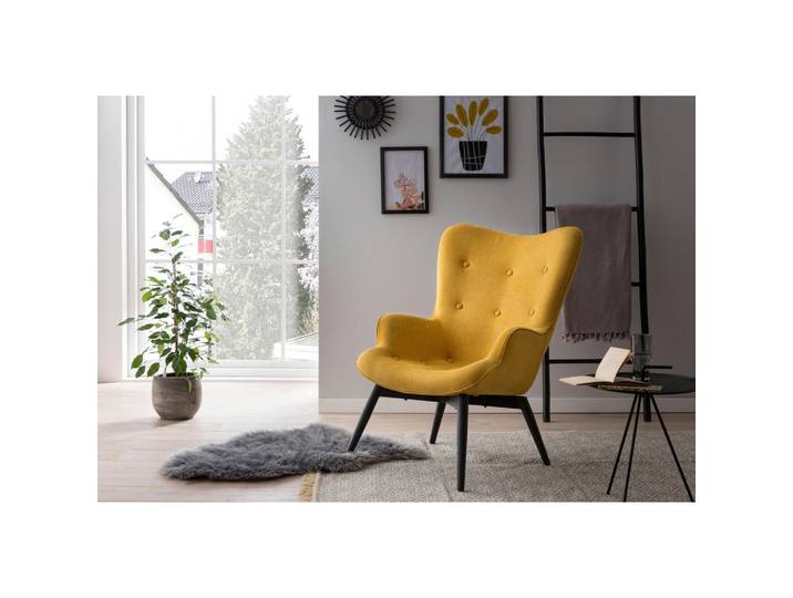 Livetastic Sessel, Gelb, Metall, 80x92x99 cm, Wohnzimmer, Sessel, Sonstige Sessel