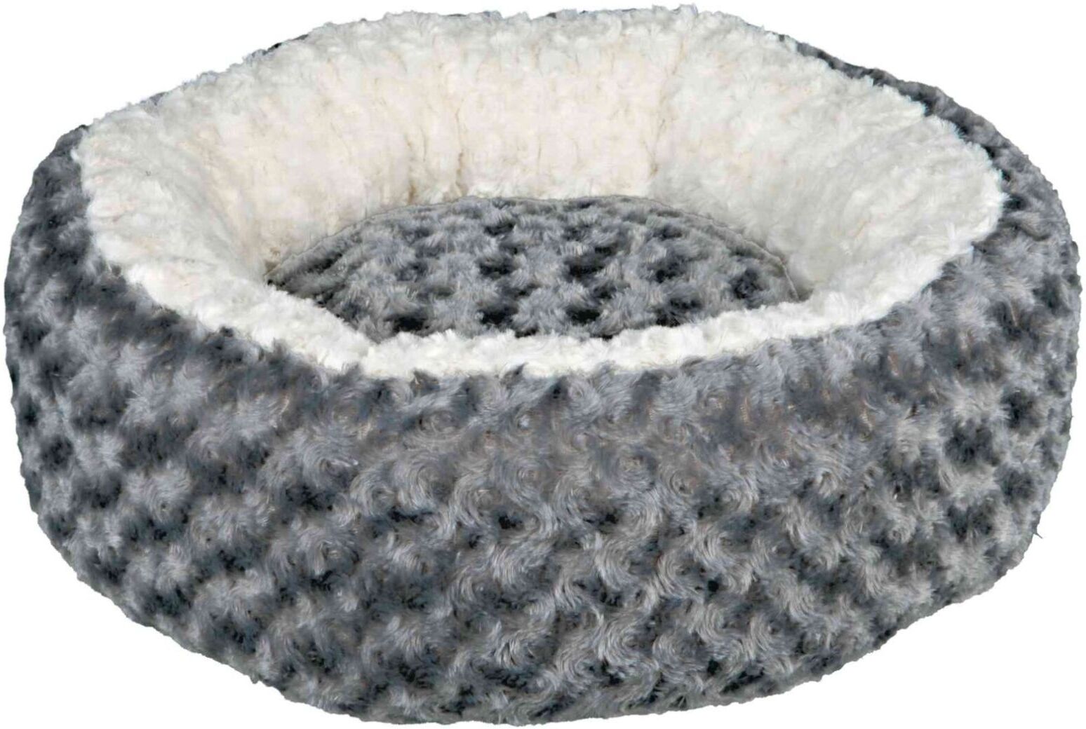 TRIXIE Bett Kaline, rund, Ø 50 cm, grau / creme