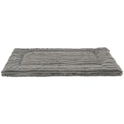 TRIXIE Liegematte Lonni, Cordplüsch, 75 × 55 cm, grau