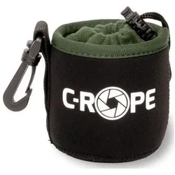 C-Rope Objektivbeutel V2 Schwarz Variation: XS 8x8cm retail, Kameratasche, Grün, Schwarz