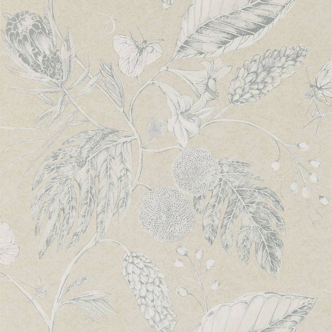 Harlequin Amborella 10.05cm x 68.6cm Ivory Wallpaper Roll Jute 10.05cm L