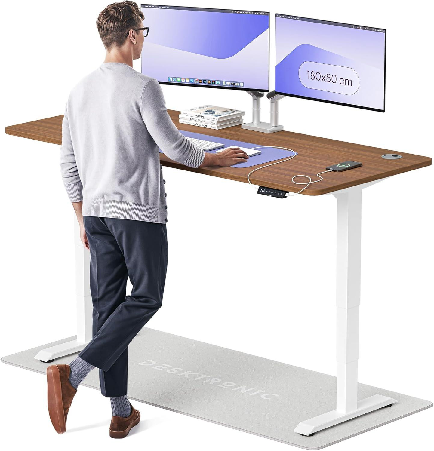 Selius Ergonomisch Elektrisch Zit-Sta Bureau voor Home Office