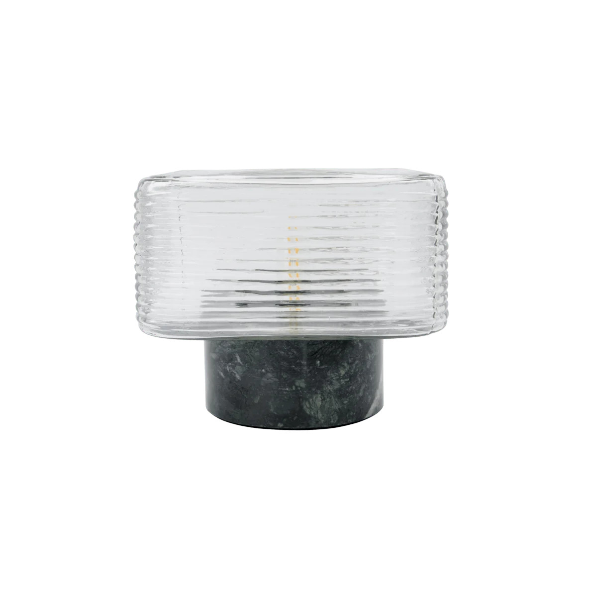 House Doctor Neat tafellamp groen van glas