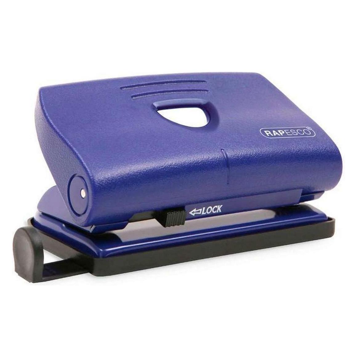 Rapesco 810-P 2-fach Locher 12 Blatt Kapazität, Blau (PF87S0L1)