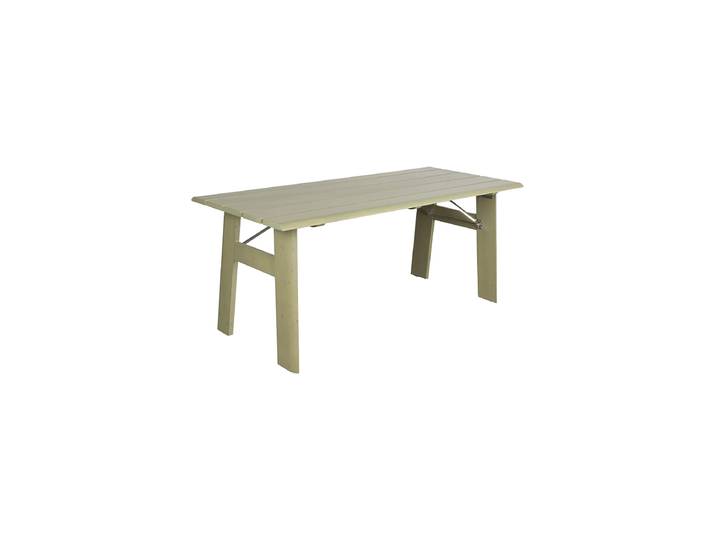 Massiver, klappbarer Gartentisch „Avenue“ 180 x 79 cm Grün Zuiver