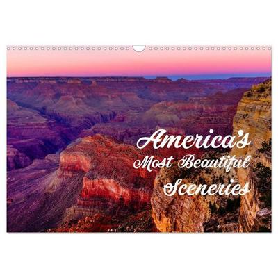America’s Most Beautiful Sceneries (Wall Calendar 2027 DIN A3 landscape), CALVENDO 12 Month Wall Calendar