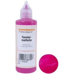 buttinette Fensterfarbe, in verschiedenen Farbtönen, 80 ml