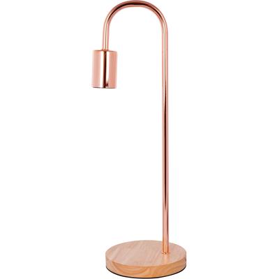 KAYOOM Tischleuchte "Tischlampe Vinara 625", rosa (rosé, kupfer), 1, H: 47cm, 1 Stk., Leuchten, hochwertig, außergewöhnlich, Tischleuchte