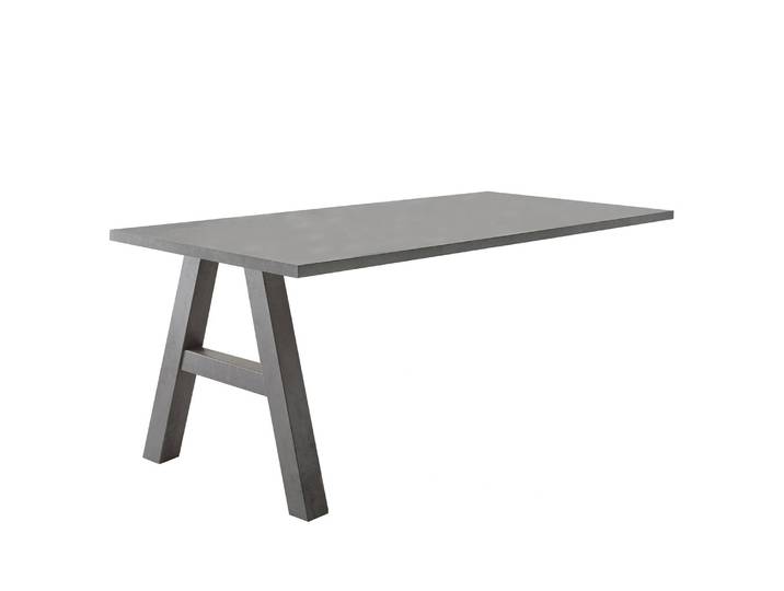 Schreibtisch-Ansatz I 120cm Grau/Anthrazit