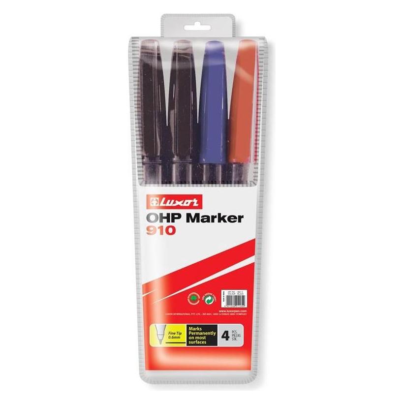 Luxor PERMANENT MARKER SET 3280/4WT (4x) (59982967)