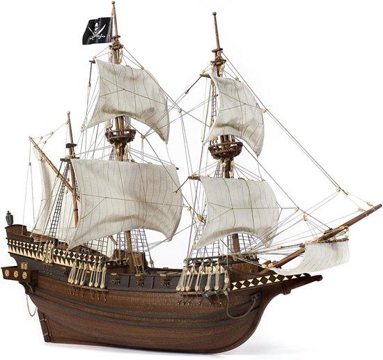 Schiffsmodell Bausatz - Historisches Schiff - Detailgetreues Holzmaterial - 56 cm Länge - Mehrfarbig