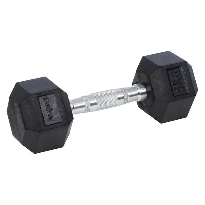 Outliner Rubber Hexdumbbell (1 x 5 kg) (IR92022-5KG)