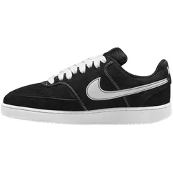 NIKE Court Vision Low FL Sneaker Herren 002 - black/white 44