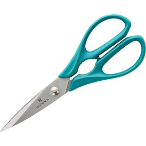 Victorinox Küchenschere 7.6363.4, 20cm, aus Edelstahl, rostfrei, grün