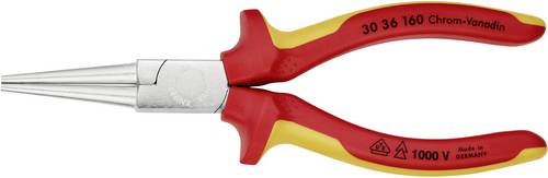 Knipex 30 36 160 VDE Rundzange Gerade Chrom-Vanadium Elektrostahl 160 mm