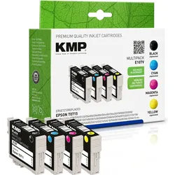 KMP E107V Druckerpatrone 4 Stück(e) Schwarz, Cyan, Magenta, Gelb