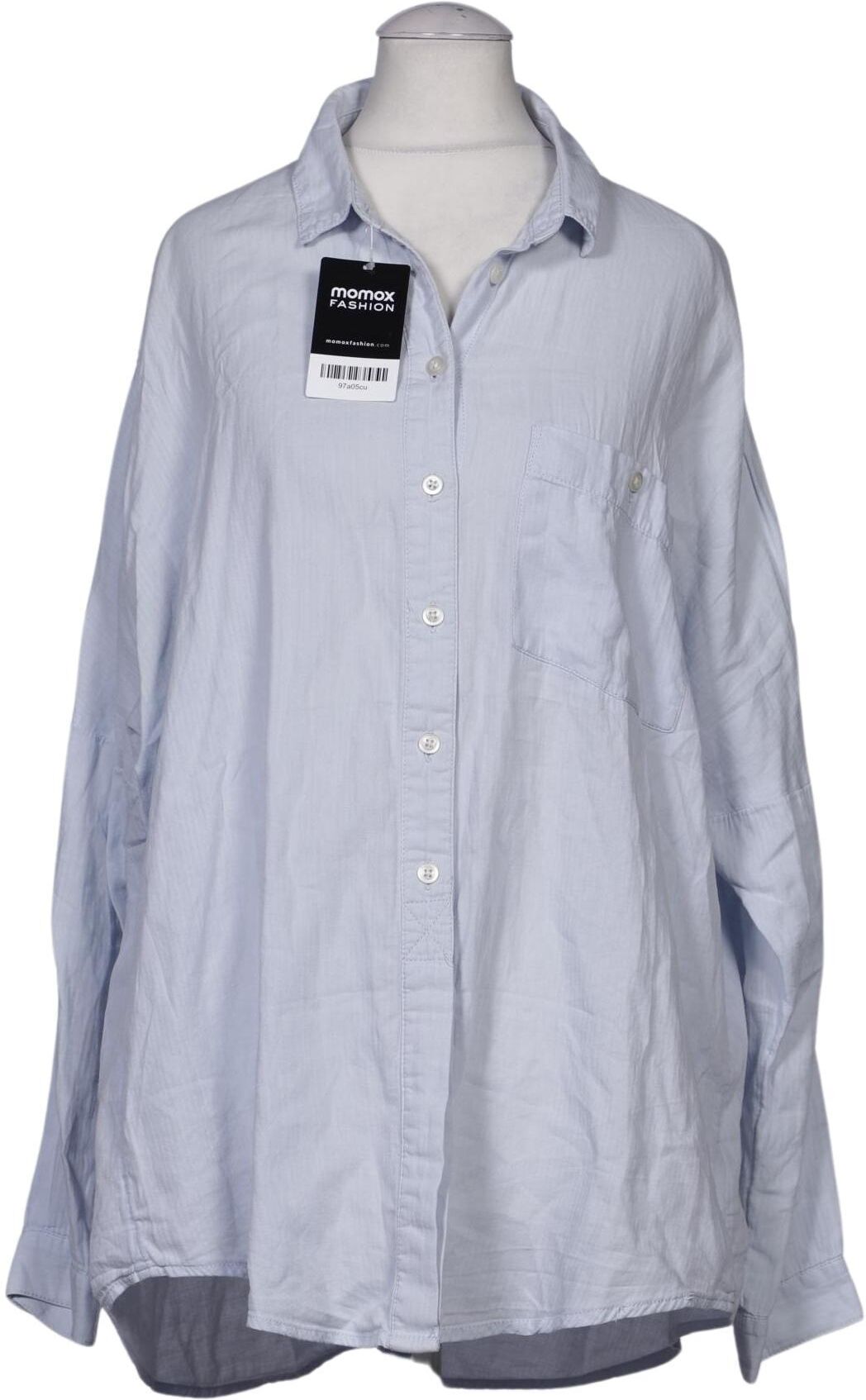 Urban Outfitters Damen Bluse, Hellblau, Gr. S, Baumwolle - Second Hand