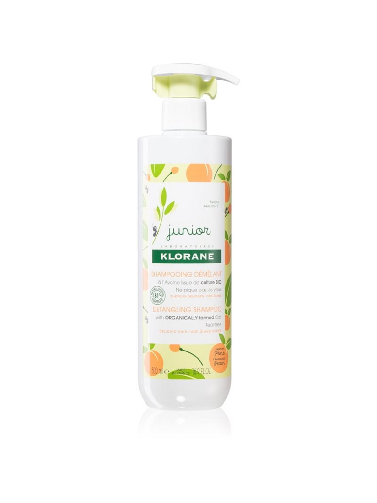 Klorane - Junior Acacia Honey Hair Shampoo 500 ml