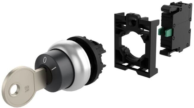 Eaton Bouton à clé RMQ-Titan à enclenchement 2 positions M22-WRS-K10-BVP (110917)