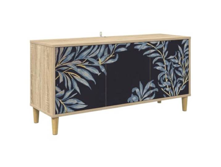 Makastle TV-Schrank 102x33x50 cm Sonoma Holzwerkstoff