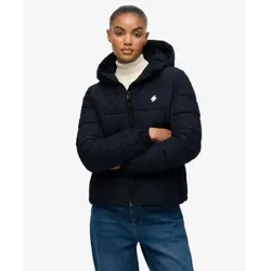 Superdry für Damen. W5012140A Marineblaue Kapuzenjacke Hooded Spirit Sports (M), Lässig, Polyester