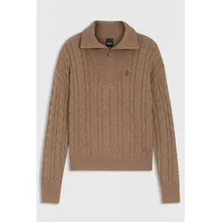 Pullover BO Ella 262 Damen Strick WALNUT XS