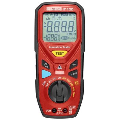 Benning IT 100 Isolationsmessgerät 50 V, 100 V, 250 V, 500 V, 1000V 20 GΩ