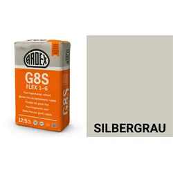 Ardex G8S FLEX 1-6 Flex-Fugenmörtel, schnell 12,5 kg Papiersack Silbergrau
