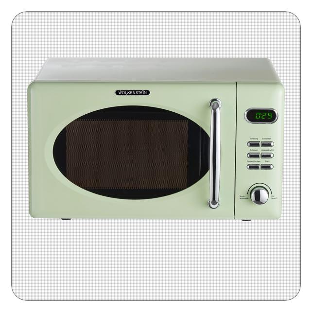Wolkenstein Mikrowelle WMW720 SG Grn BxHxT 45,1 x 25,6 x 36,1 cm (20 l) (13084)