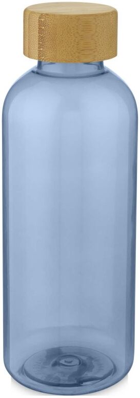 Bouteille de sport Ziggs 650 ml en plastique recyclé bleu translucide