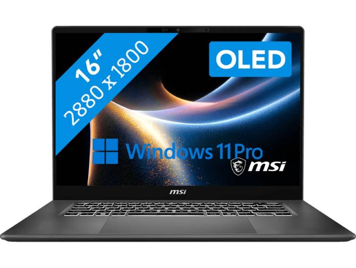 MSI Prestige 16 AI+ Copilot+ PC C3MG-236NL OLED QWERTY