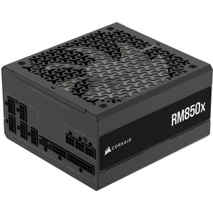 Corsair PC-Netzteil RM850x CP-9020270-EU, ATX 3.1, 850 Watt, vollmodular, Silent-Kühlung, DC/DC-Wandler, 80 Plus Gold