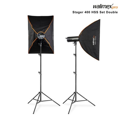 Walimex pro Stager 400 HSS Set Double