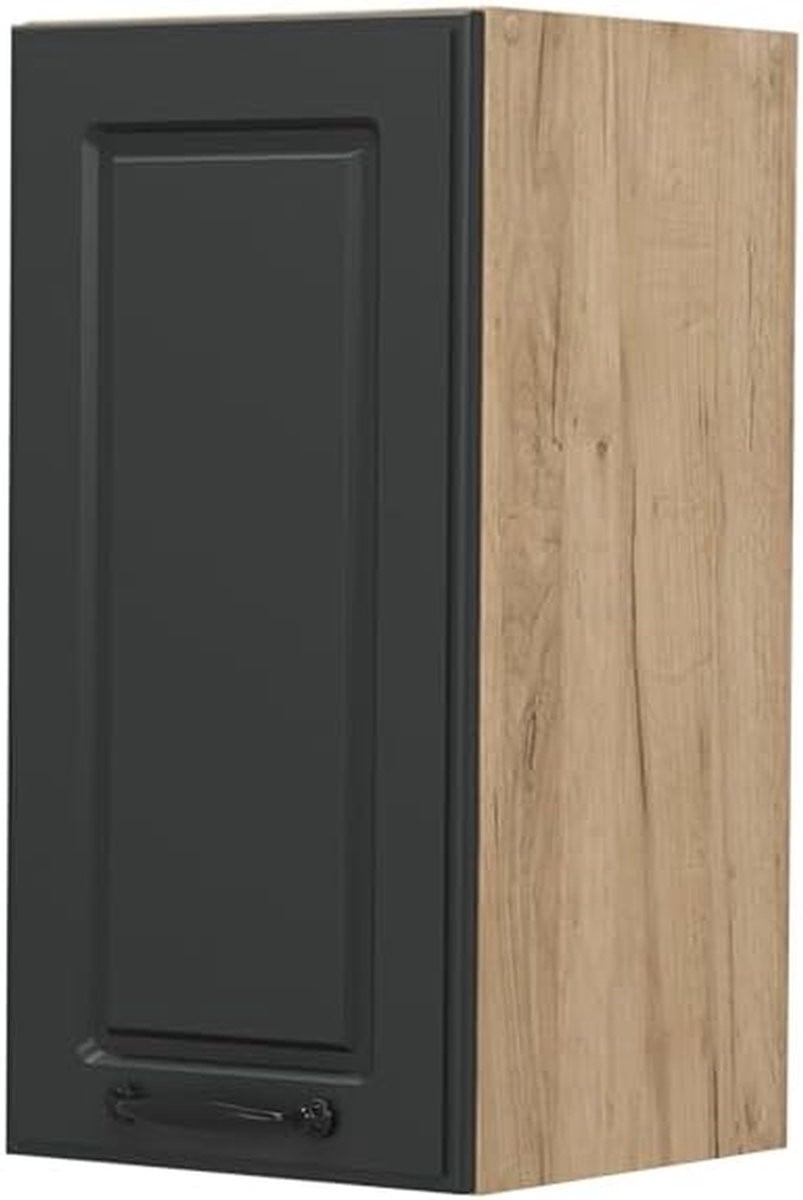 Antraciet Keuken Hangkast van MDF - Breedte: 30 cm