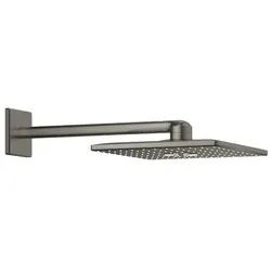 GROHE Rainshower SmartActive Cube Kopfbrause inklusive Duscharm Gebürstetes Hard Graphite 26479AL0