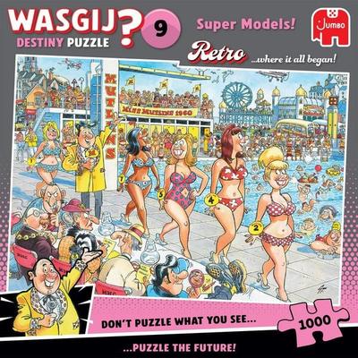 Wasgij Retro Destiny 9 - Super Models - Puzzle 1000 Teile