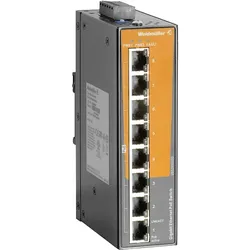 Weidmüller WEI IE-SW-EL08-8GTPOE Netzwerk Switch Ethernet - Switch - 1 Gbps (8 Ports), Netzwerk Switch, Grau