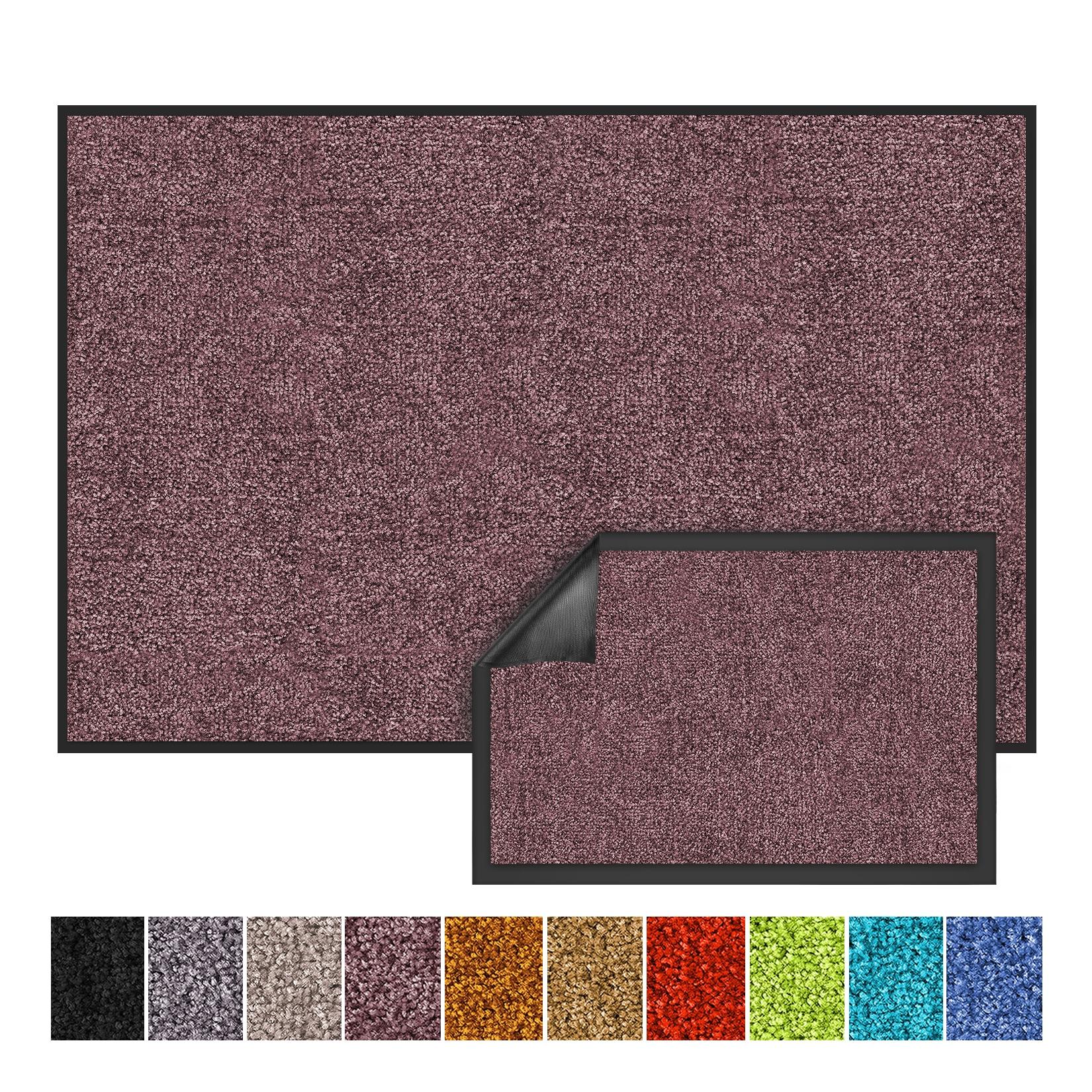 floordirekt Schmutzfangmatte Rhine Prune Purple