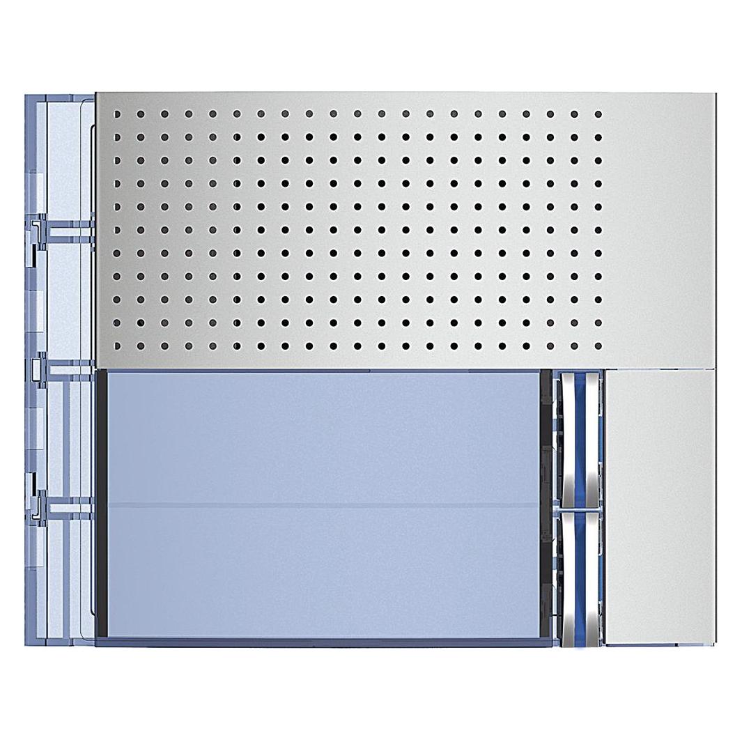 Bticino Frontblende Basis Lautsprecher 2Rt Allmetall (351021)