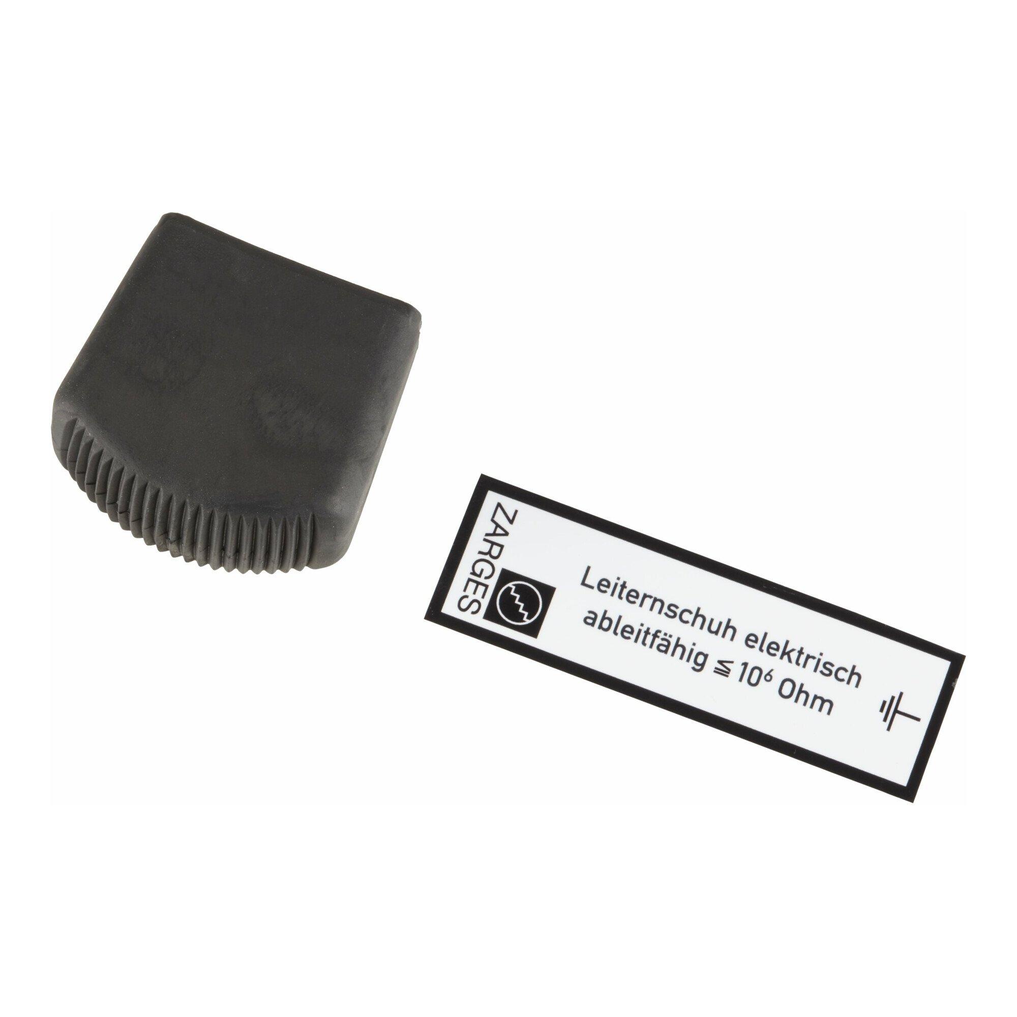 Zarges Außenschuh für Stufen-Stehleitern aus Aluminium, elektrisch ableitfähig 58 x 25 mm (824475)