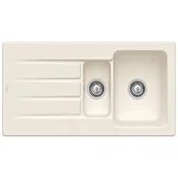 Villeroy & Boch Architectura Einbauspüle 336501KR mit Ablaufgarnitur und Handbetätigung, Crema