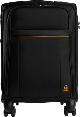 Exactive Trolley mit Laptop- & Tabletfächern, Handgepäckformat, TSA-Schloss & USB-Anschluss, 4 Rollen, schwarz