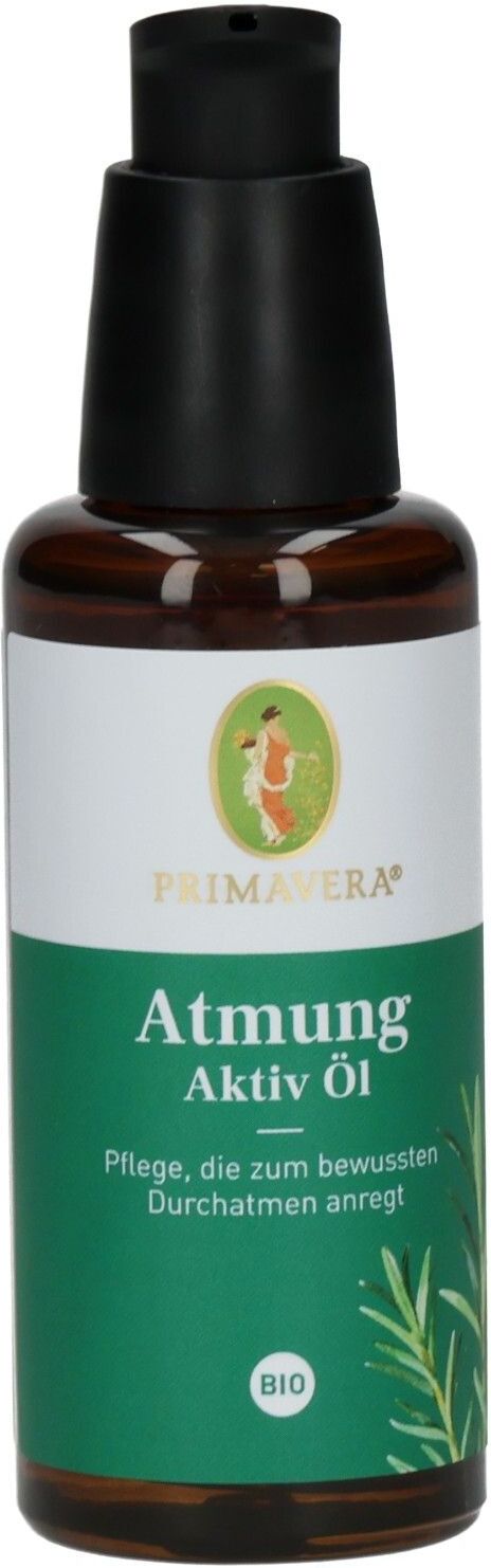 PRIMAVERA Atmung Aktiv Öl Bio Massageöl 50 ml Körperpflege