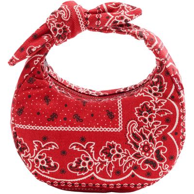 Mini Bag LEVI'S, Damen, small satya bandana urban rot, Web, Baumwolle, bedruckt, Taschen, mit Knoten-Henkel