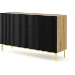 Sideboard   ¦ schwarz ¦ Maße (cm): B: 150 H: 89