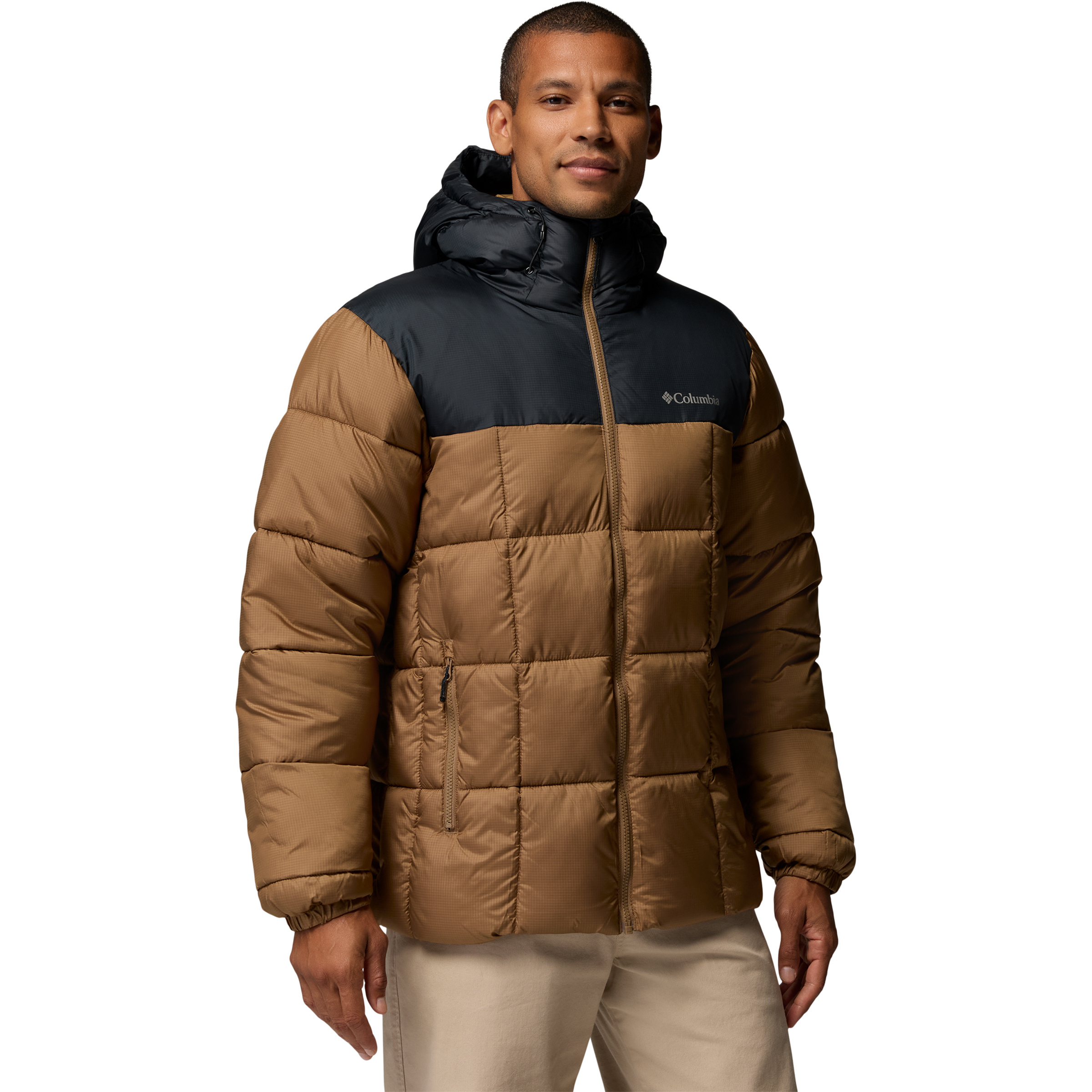 Columbia Puffect IV Herren Kunstfaserjacke braun Größe XXL Trekking Isolierend